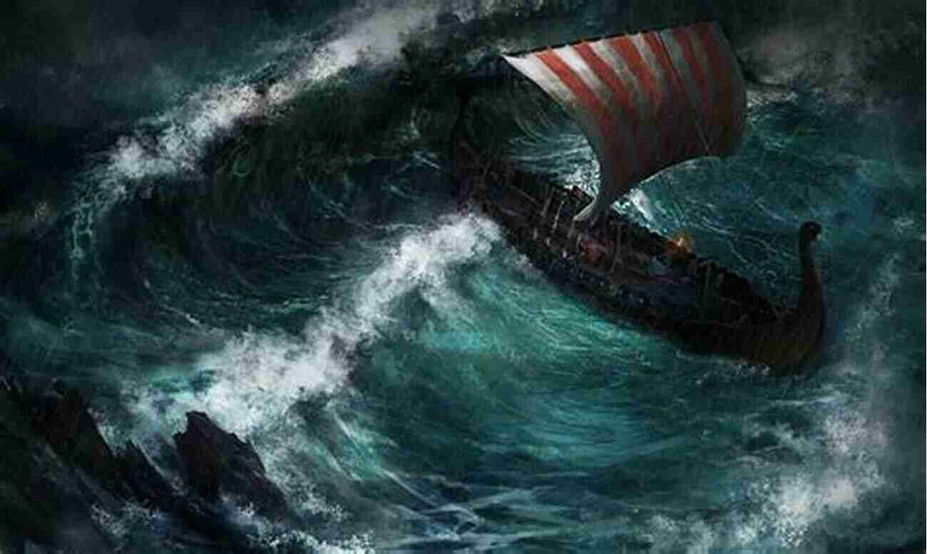 A Viking Longship Sailing Through Stormy Seas The Vikings In Western Christendom