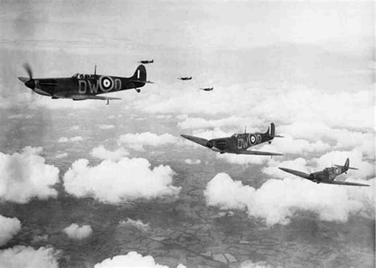 A Depiction Of British RAF Planes Engaging German Luftwaffe Planes In The Skies During The Battle Of Britain. The Battle Of Britain History 4th Grade Children S European History