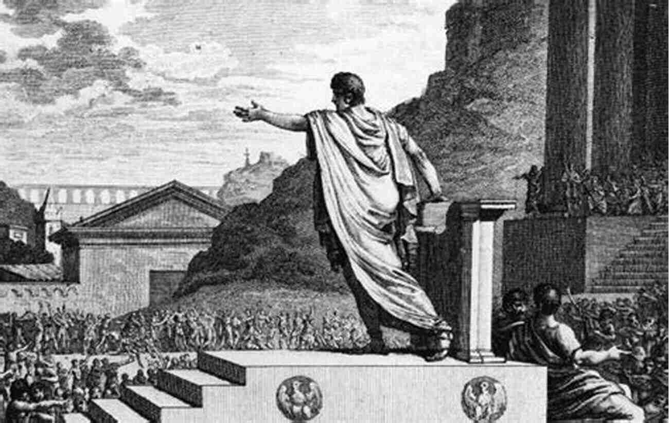 A Depiction Of A Roman Emperor Addressing The Crowd Augustus Caesar: A Life From Beginning To End (Roman Emperors)