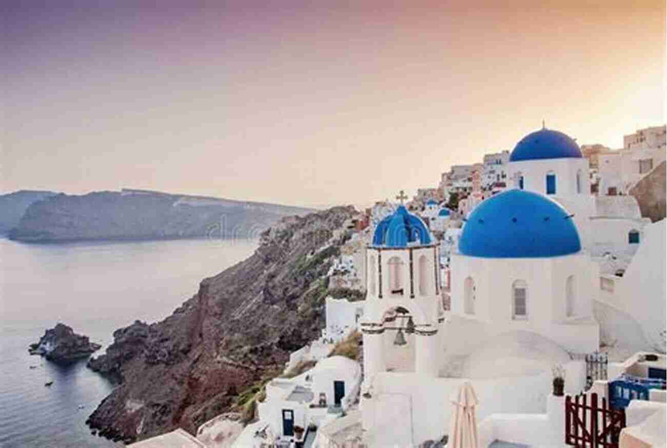 A Mesmerizing Sunset View Over The Iconic Blue Domed Churches In Santorini Wild Beautiful Places: Picture Perfect Journeys Around The Globe