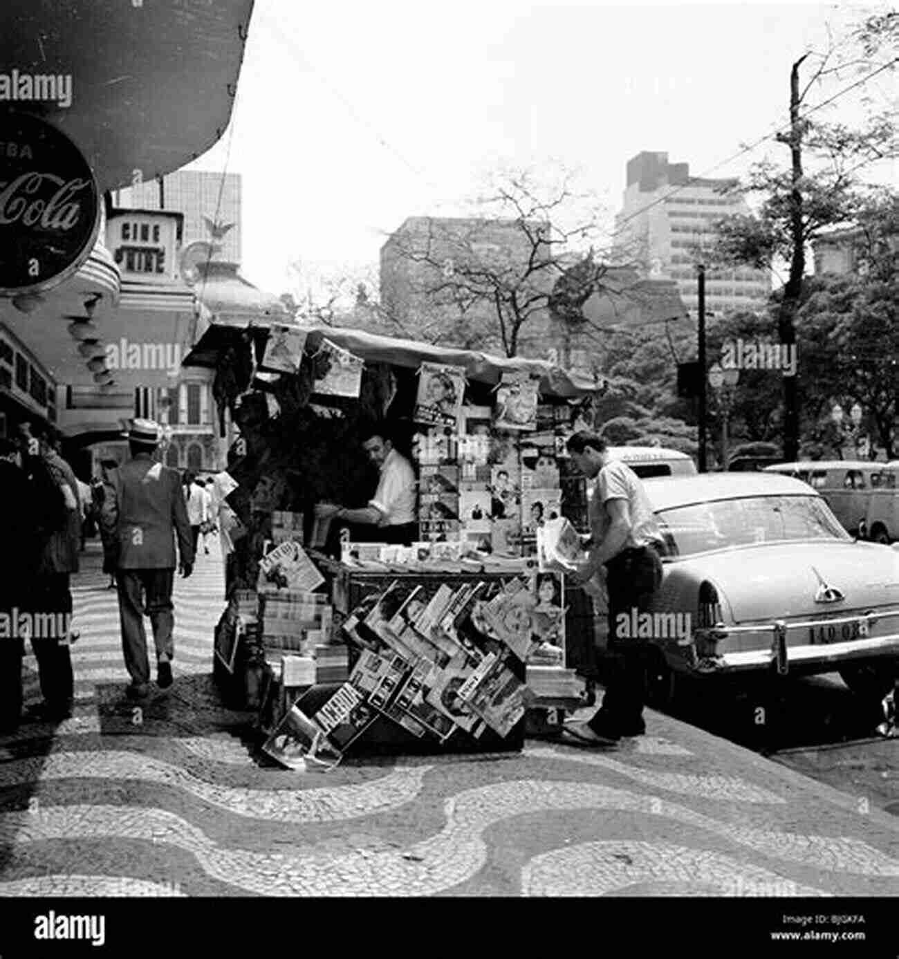 A Vintage Photograph Of A Jornaleiro Selling Newspapers In Rio De Janeiro Street Occupations: Urban Vending In Rio De Janeiro 1850 1925