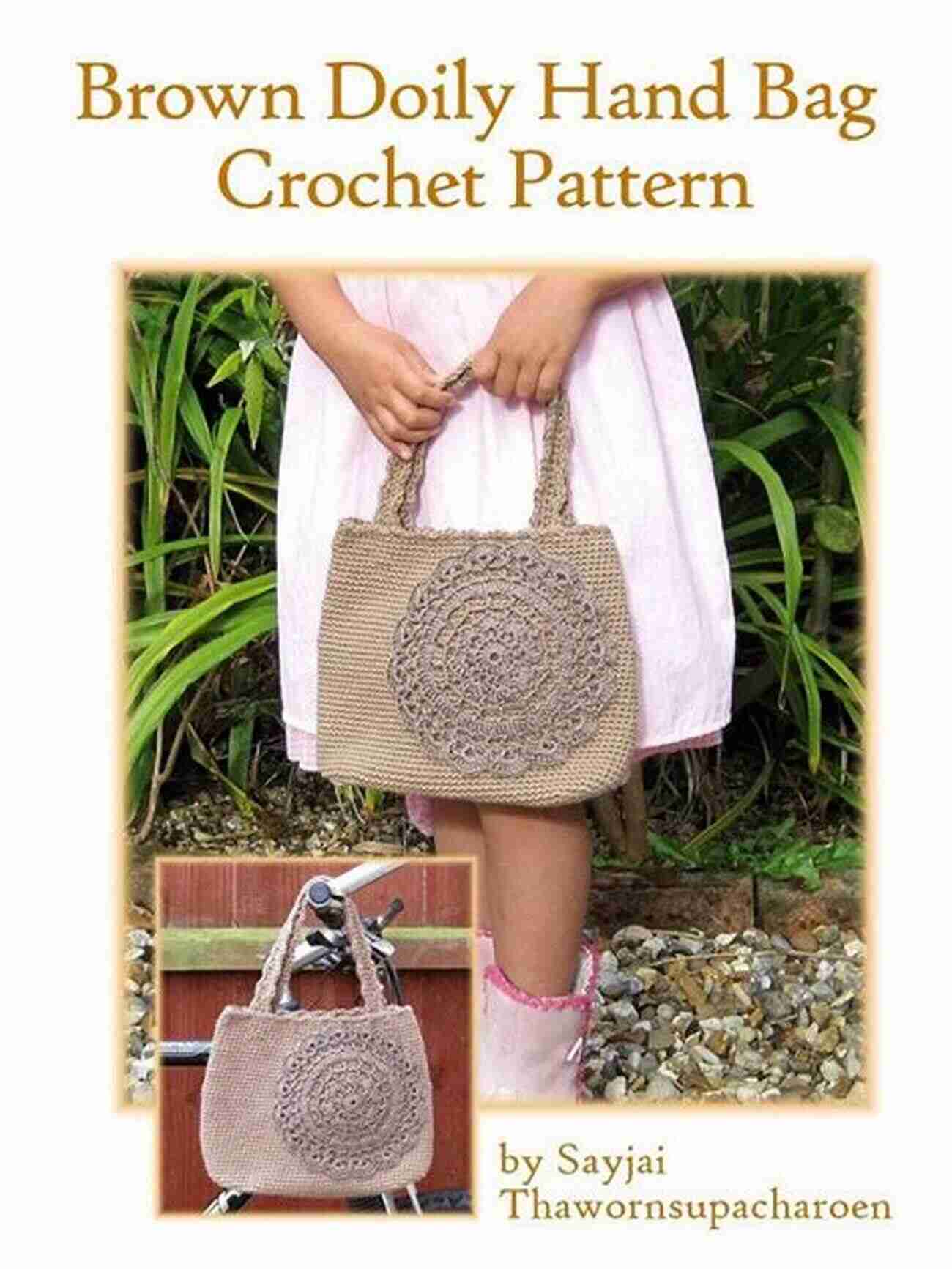 Brown Doily Bag Crochet Pattern Brown Doily Bag Crochet Pattern (K J Bags 1)