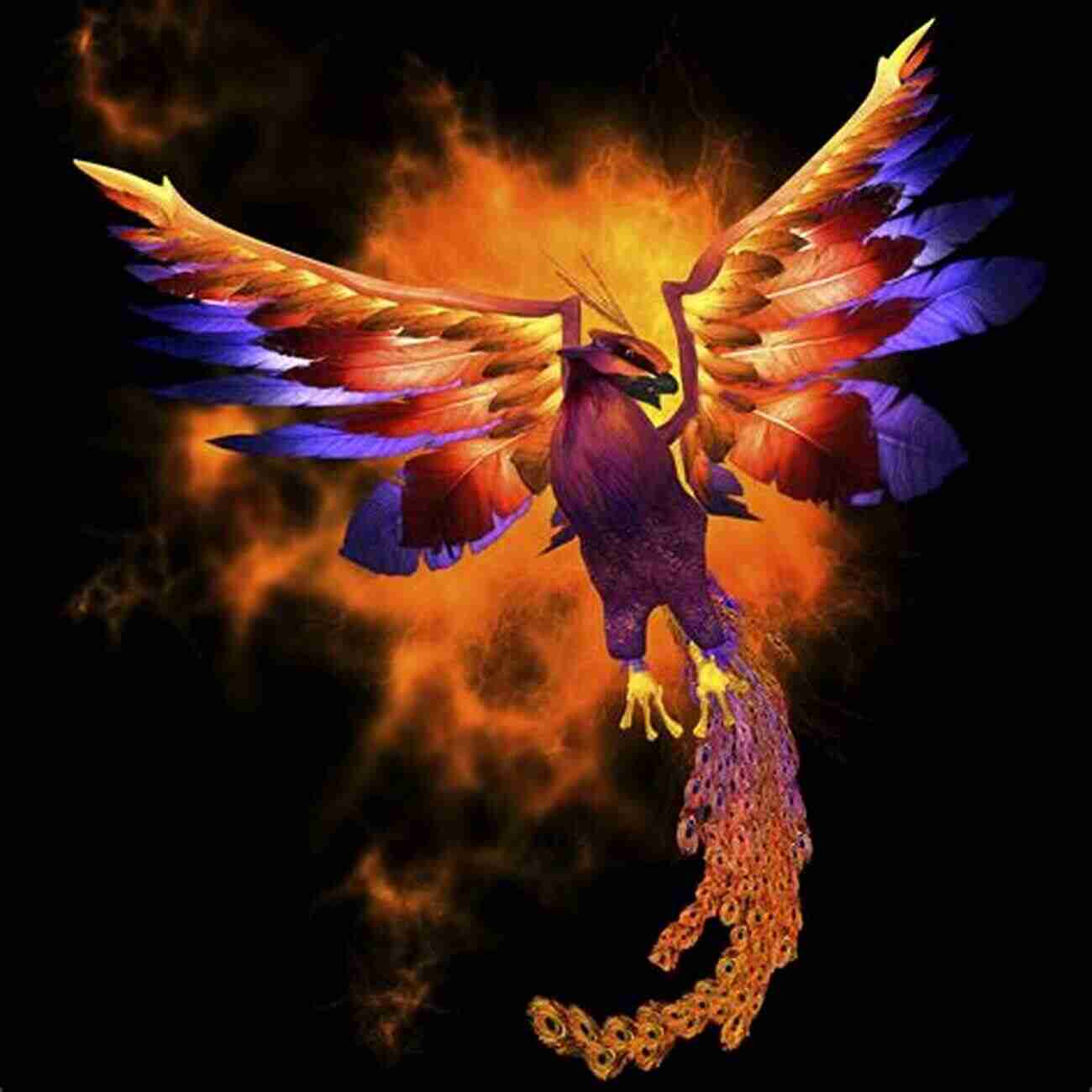 Colorful Illustration Of A Majestic Phoenix Rising From Ashes Greek Gods And Heroes: For Young Readers