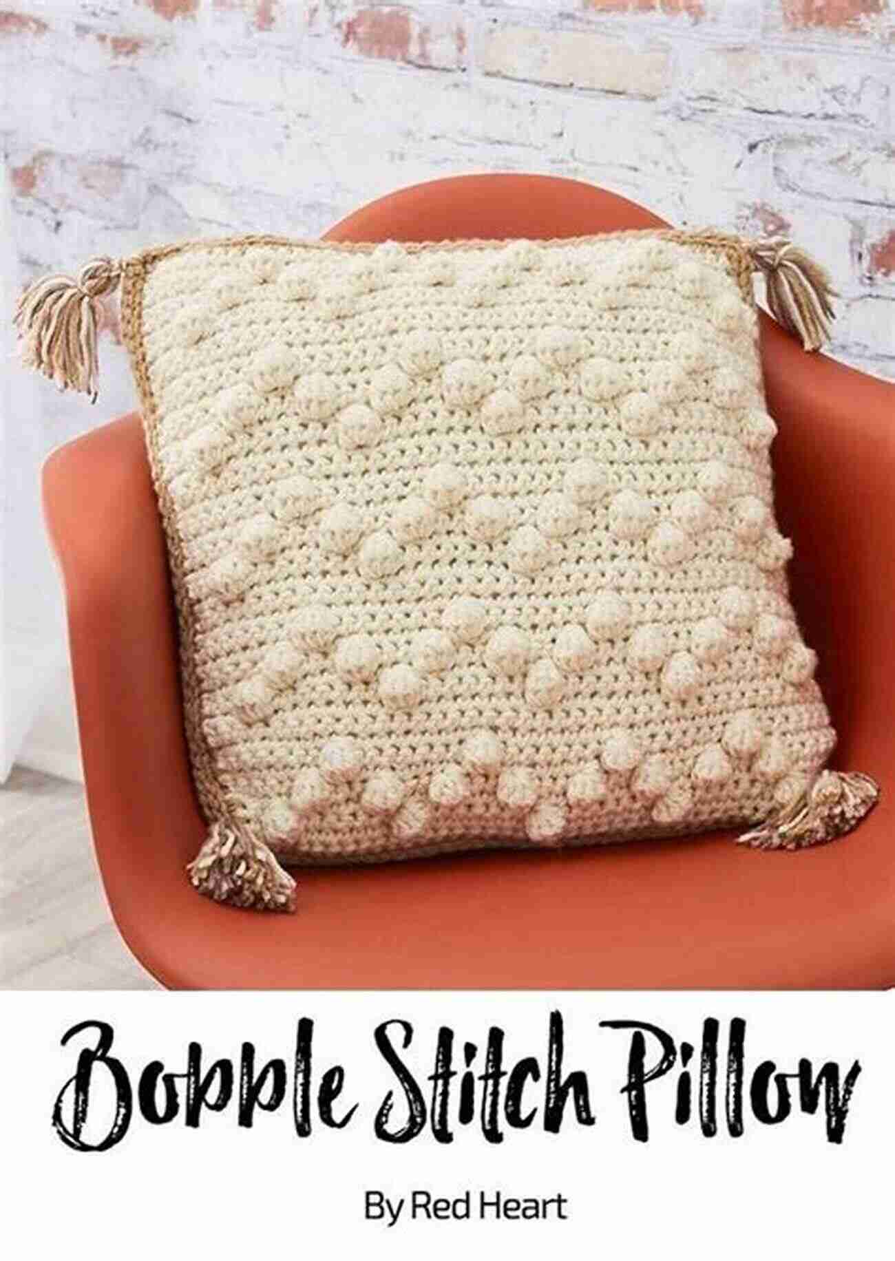 Crochet Cushion With Bobble Stitch Pattern Pillow Crochet Tutorials: Crochet Pillow And Cushions Patterns And Stitches: Pillow Crochet Patterns