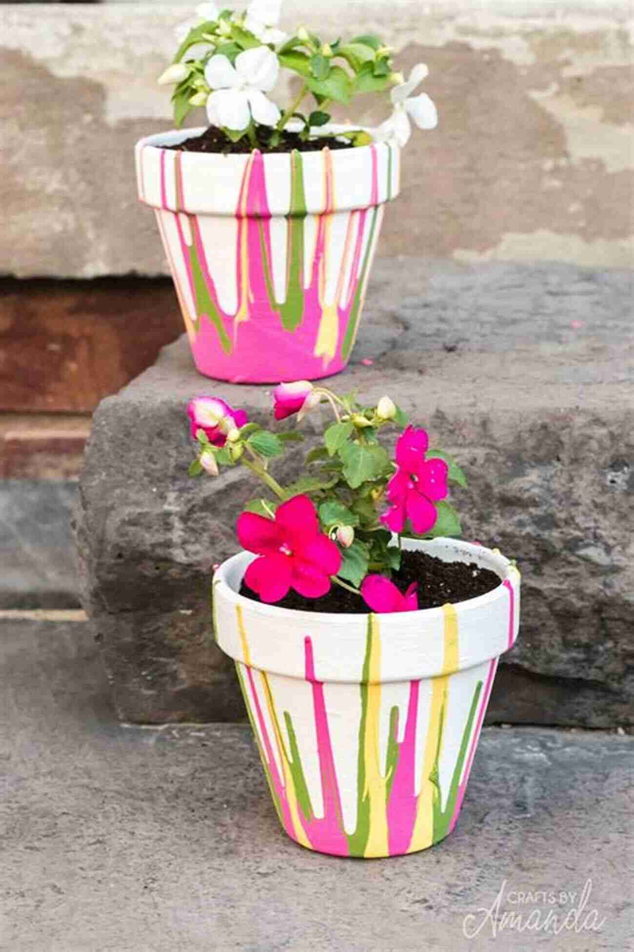 DIY Painted Plant Pots Mollie Makes: 23 Unique Craft Projects To Make This Year