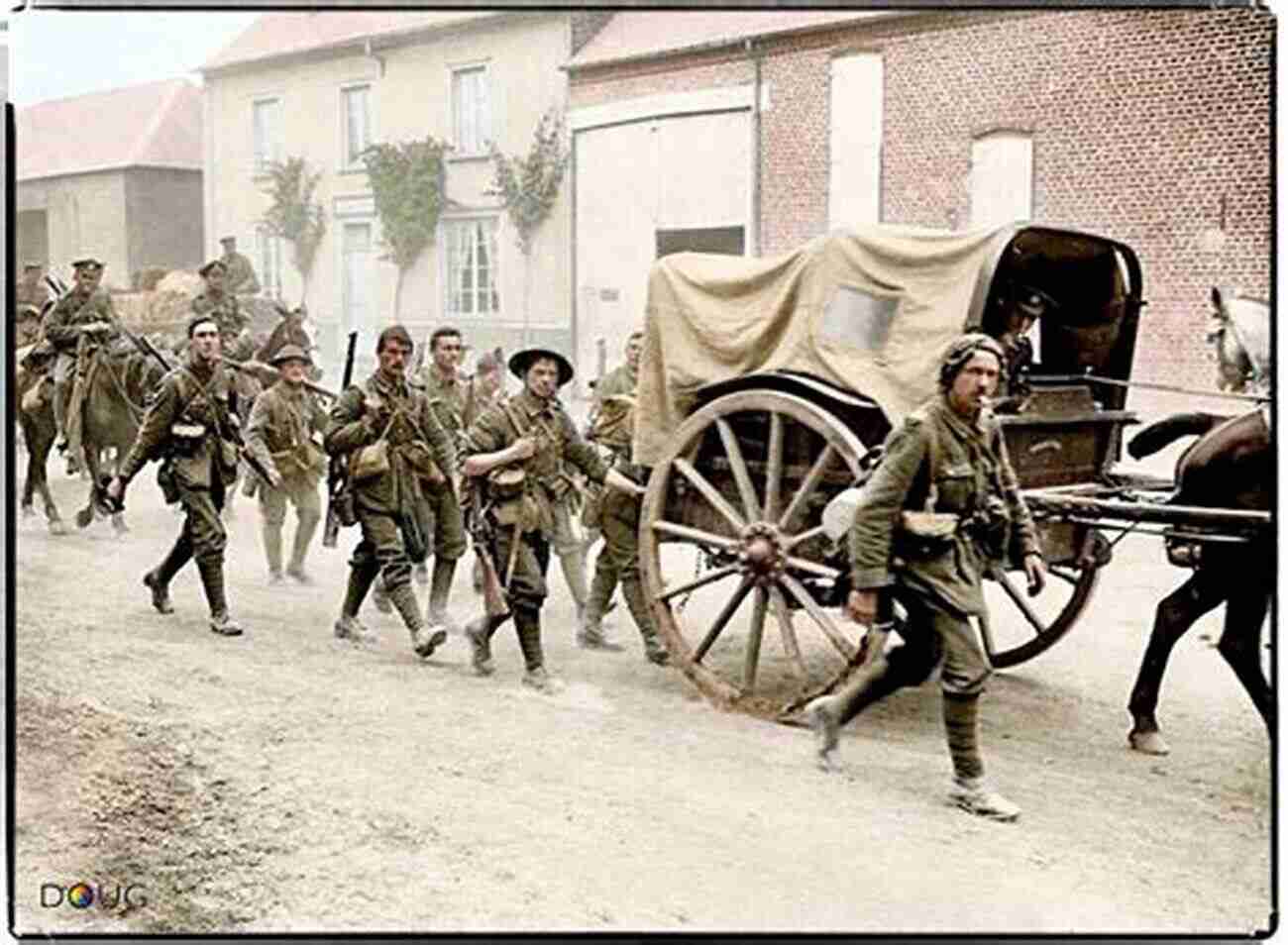 East Yorkshire Regiment Soldiers Marching During The Great War The East Yorkshire Regiment In The Great War 1914 1918