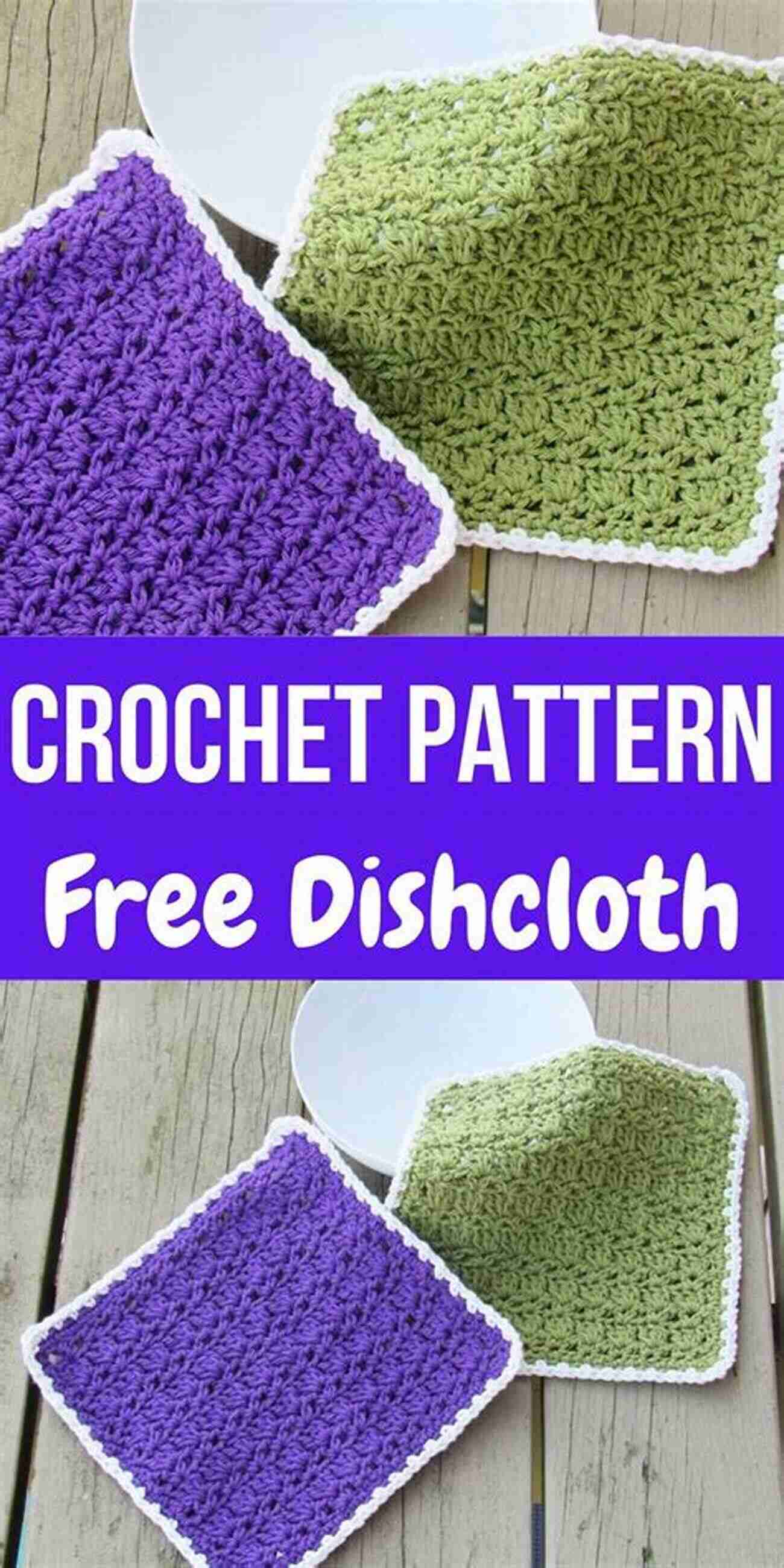 Easy Textured Dishcloth Tutorial Dishcloths Making Tutorials: Simple And Detail Dishcloths Crochet Tutorials For Beginners