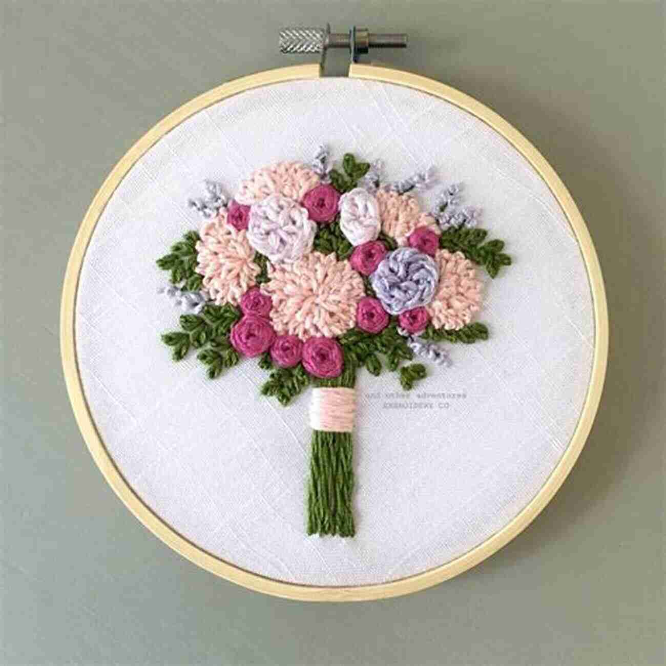 Embroidered Floral Bouquet Embroidery Projects: Ideas About Amazing Embroidery