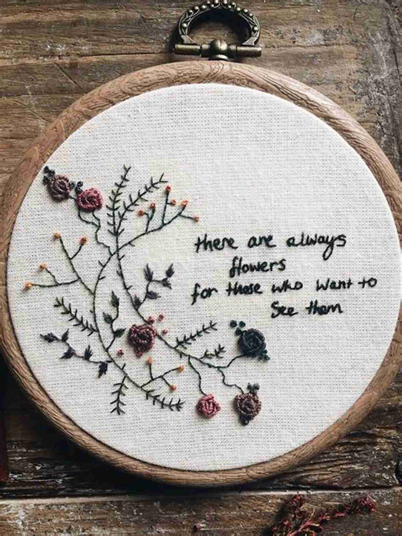 Embroidered Quote Wall Hanging Embroidery Projects: Ideas About Amazing Embroidery