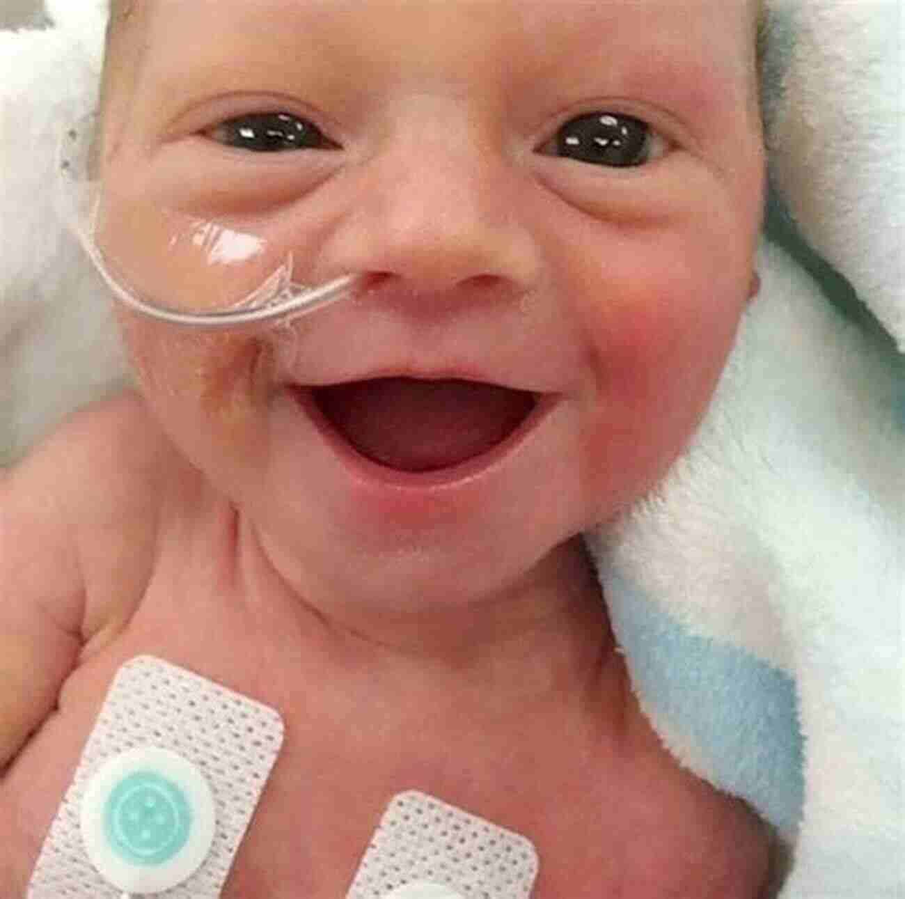 Emma, A Premature Baby, Smiling And Looking Into The Camera Precious Infants: Courageous Stories Of Premature Birth