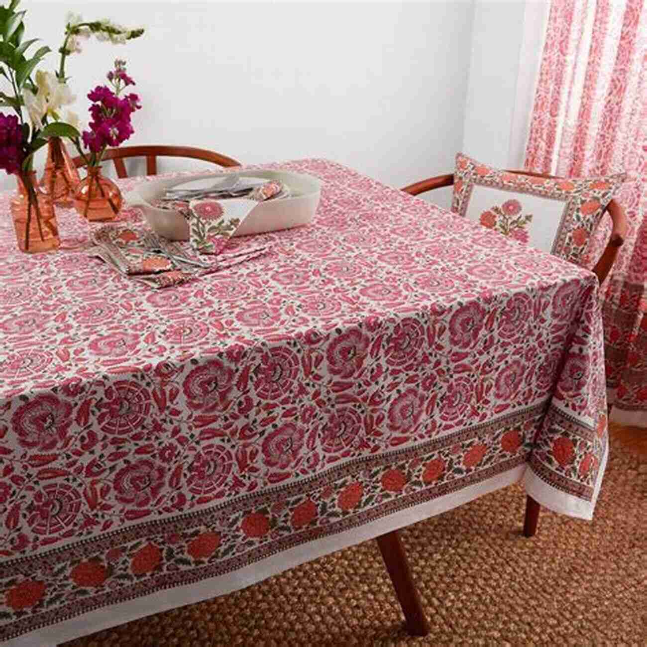 Hand Printed Block Printed Tablecloth Modern Block Printing: Over 15 Projects Designed To Be Printed By Hand