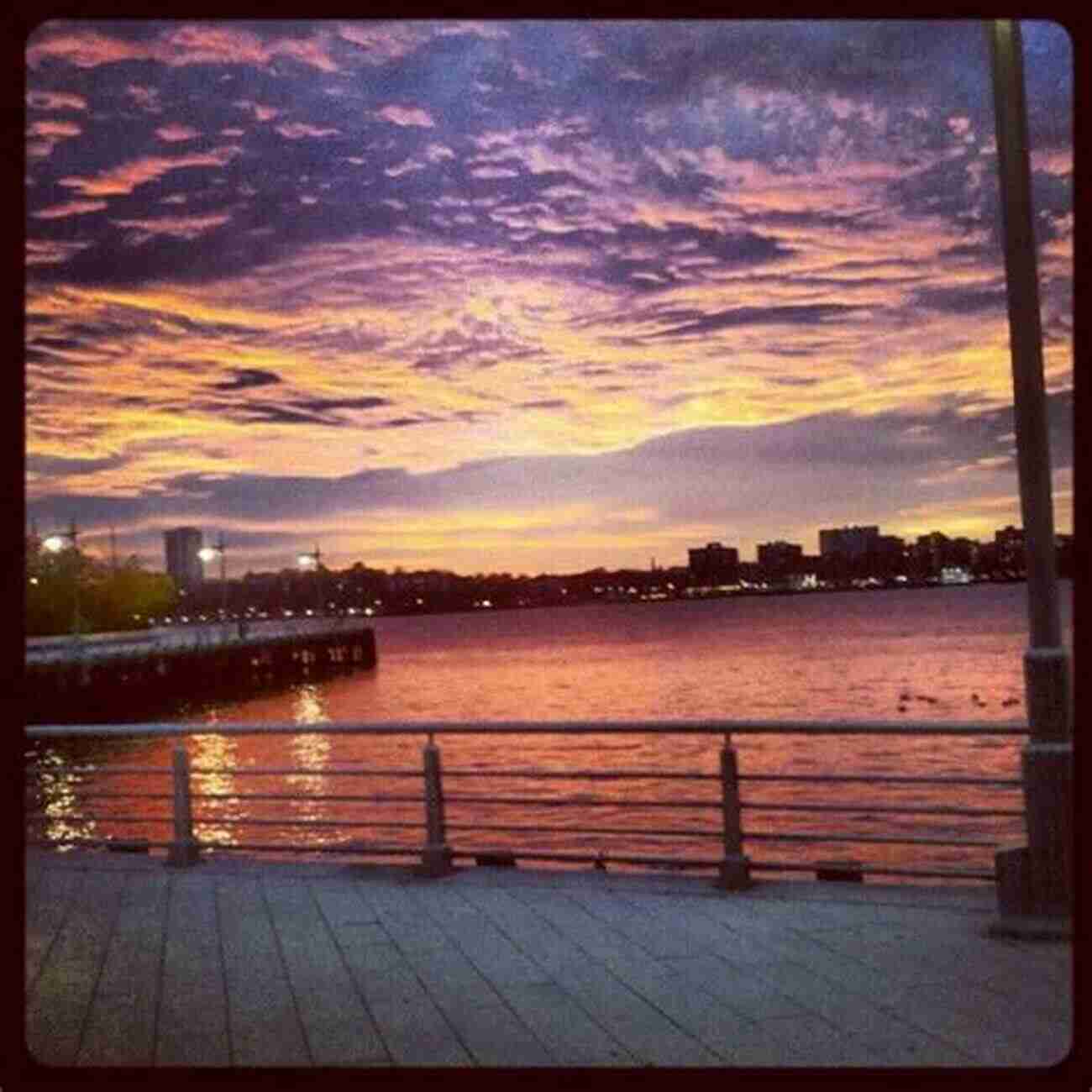 Hudson River With Beautiful Sunset Black Bass Where To Catch Them In Quantity Within An Hour S Ride From New York