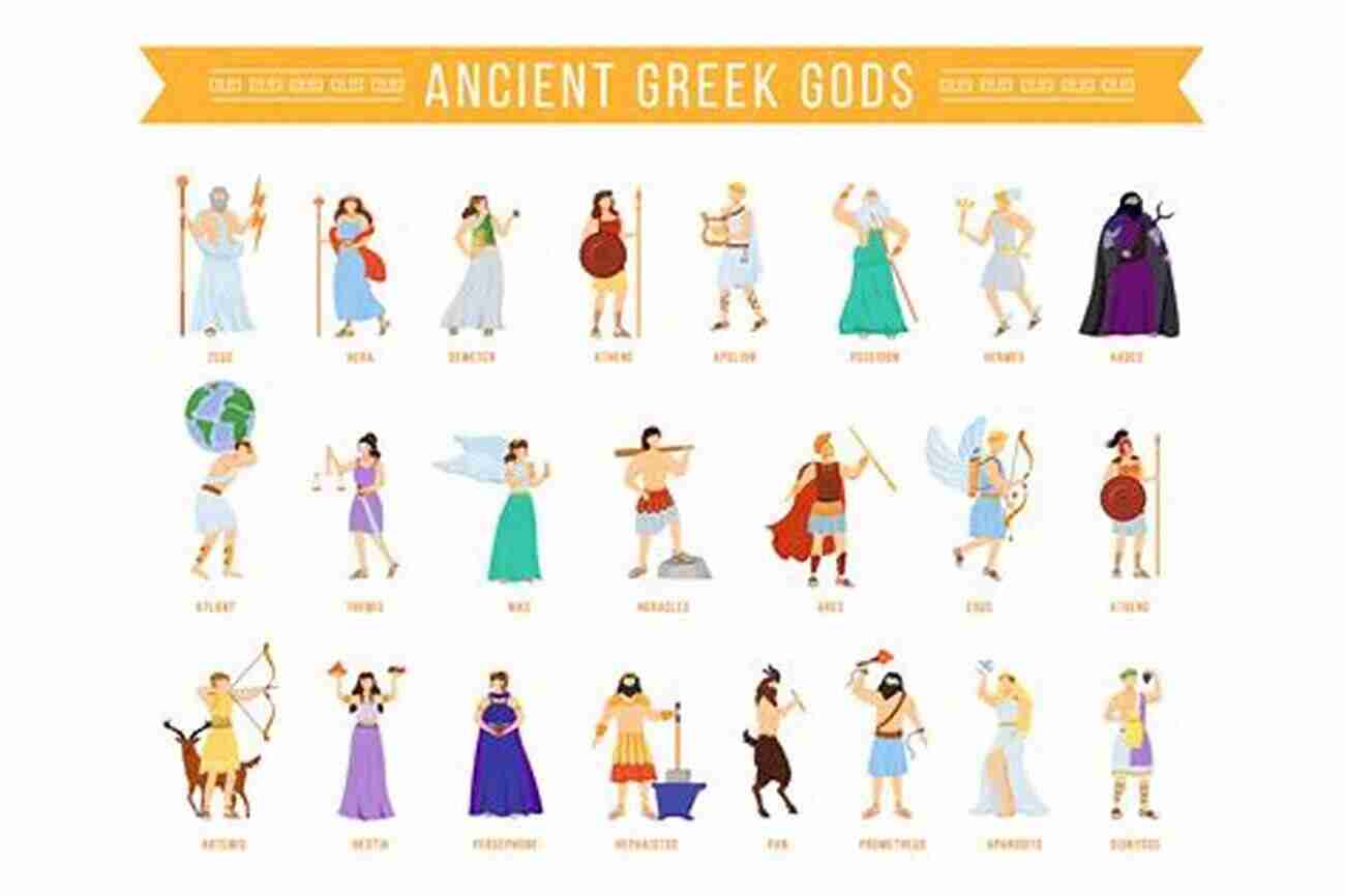 Illustration Of Greek Gods And Goddesses Classical Mythology: A Dictionary Of The Tales Characters And Traditions Of Classical Mythology