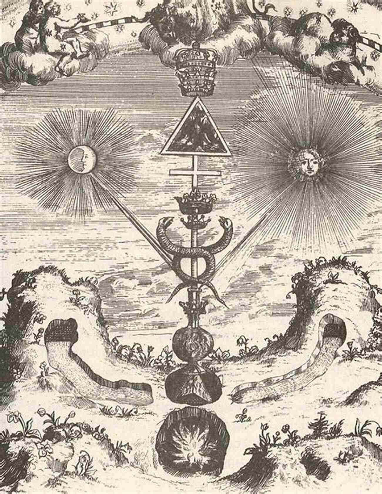 Illustration Of A Hermetic Symbol The Secret History Of Hermes Trismegistus: Hermeticism From Ancient To Modern Times (Cornell Paperbacks)