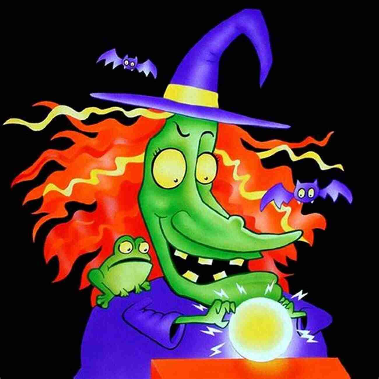 Illustration Of A Wacky Witch Make Me Laugh Rhymes Vol 8: Humorous Poems For Kids