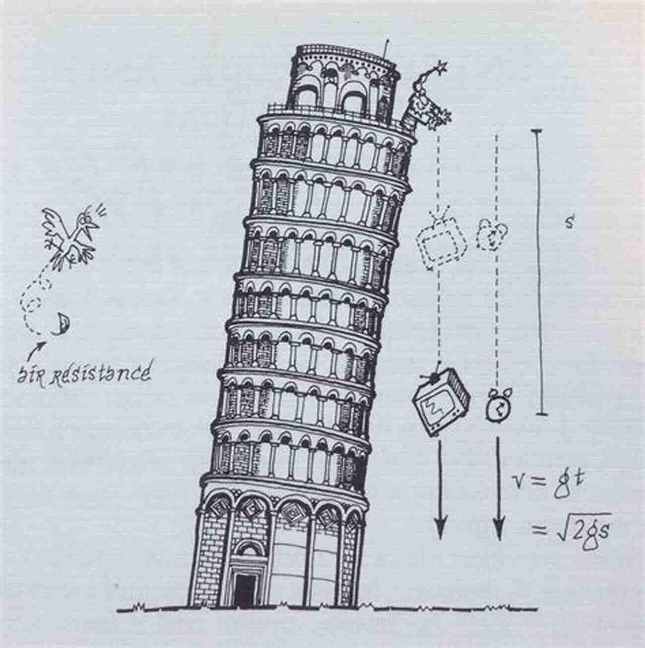 Illustration Of Objects Falling Due To Gravity ATOM SAM S TINY NEW FRIEND: Basic Science Concepts For Toddlers And Kids (Baby Gifts STEM For Children)