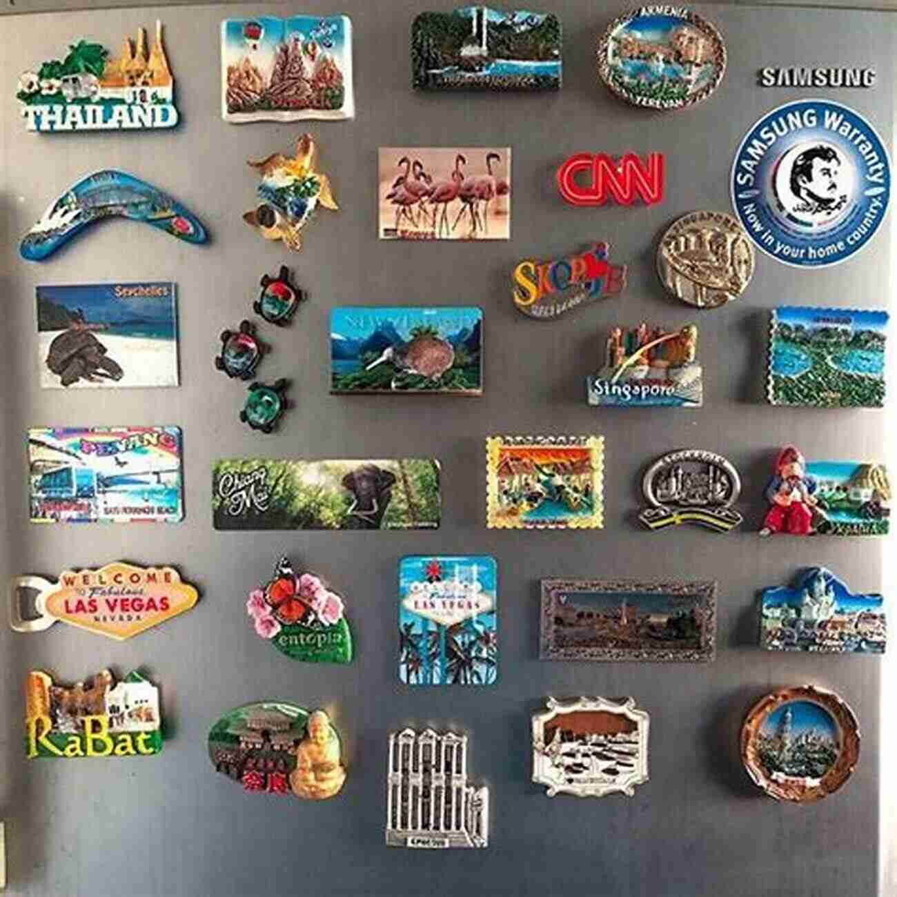 Landmark Magnet Magnetic Memories: The Places Behind Our Refrigerator Magnets