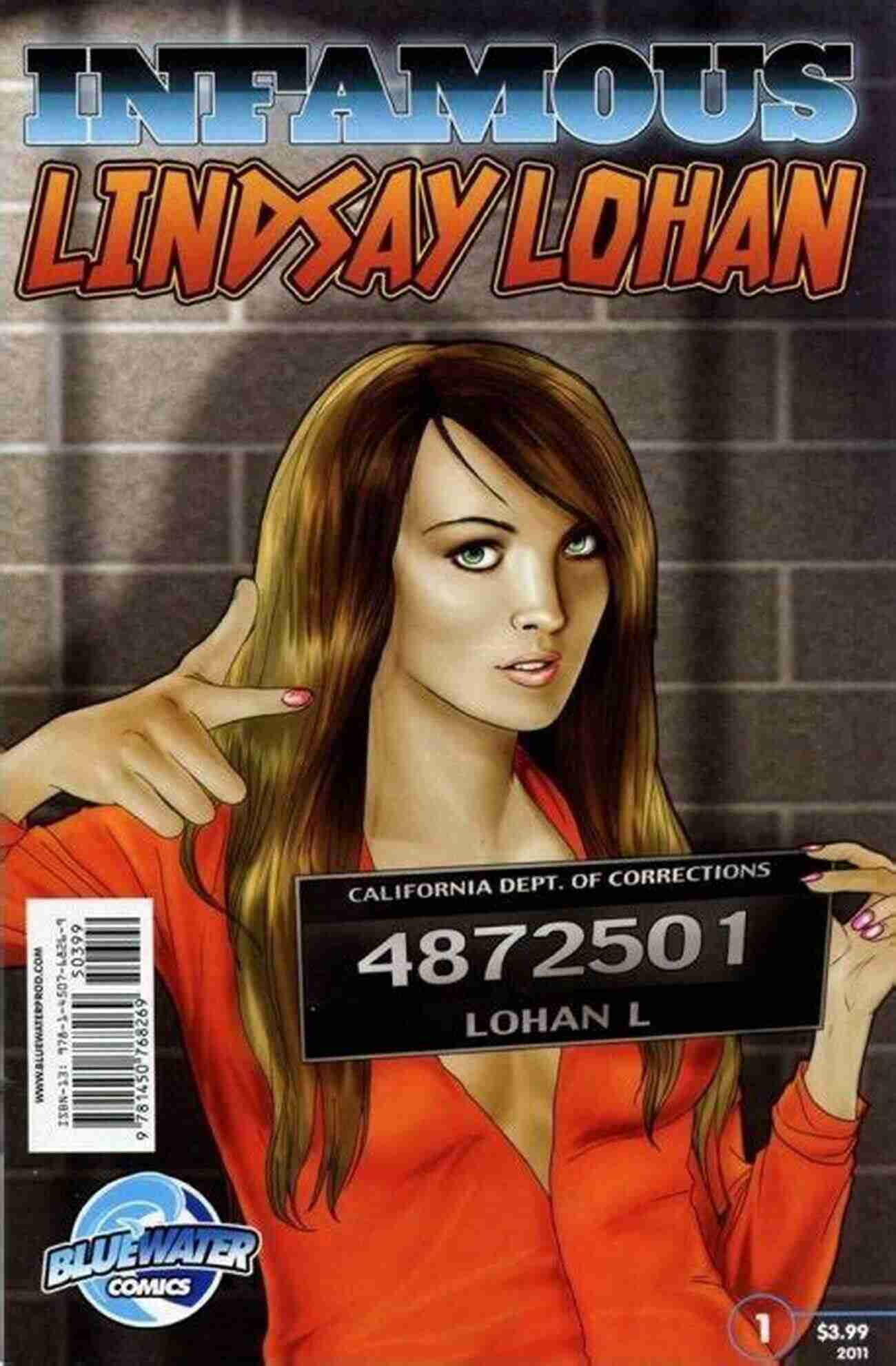 Lindsay Lohan In Blue Water Comics Infamous: Lindsay Lohan (Infamous (Blue Water Comics))