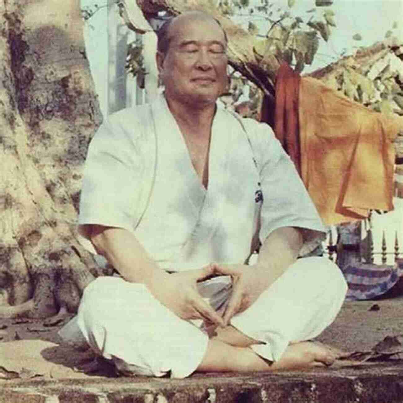 Mas Oyama Meditating In The Mountains During His Ronin Years The Ronin Years: Mas Oyama S Young Lion