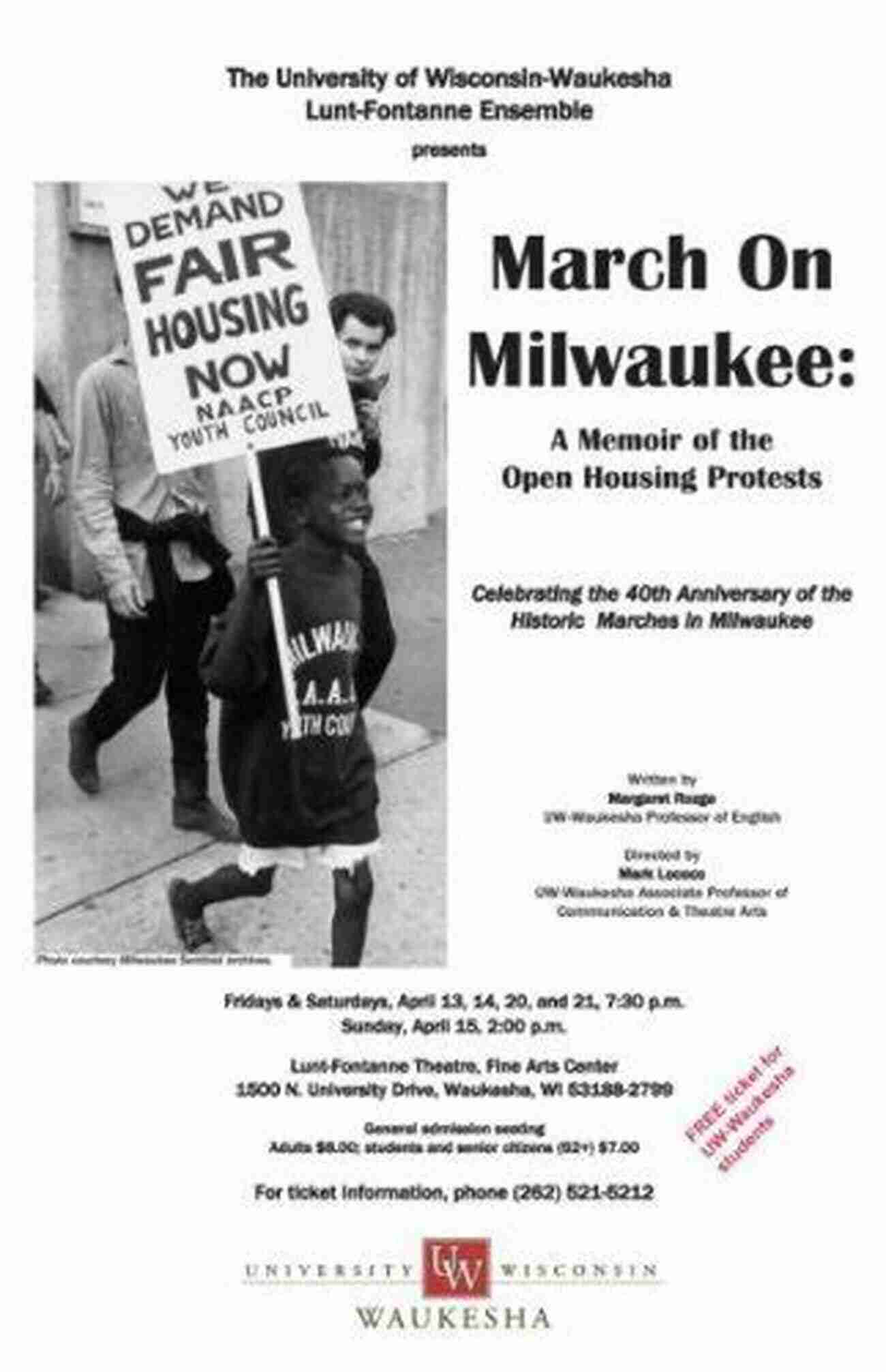 Memoir Of The Open Housing Protests March On Milwaukee: A Memoir Of The Open Housing Protests