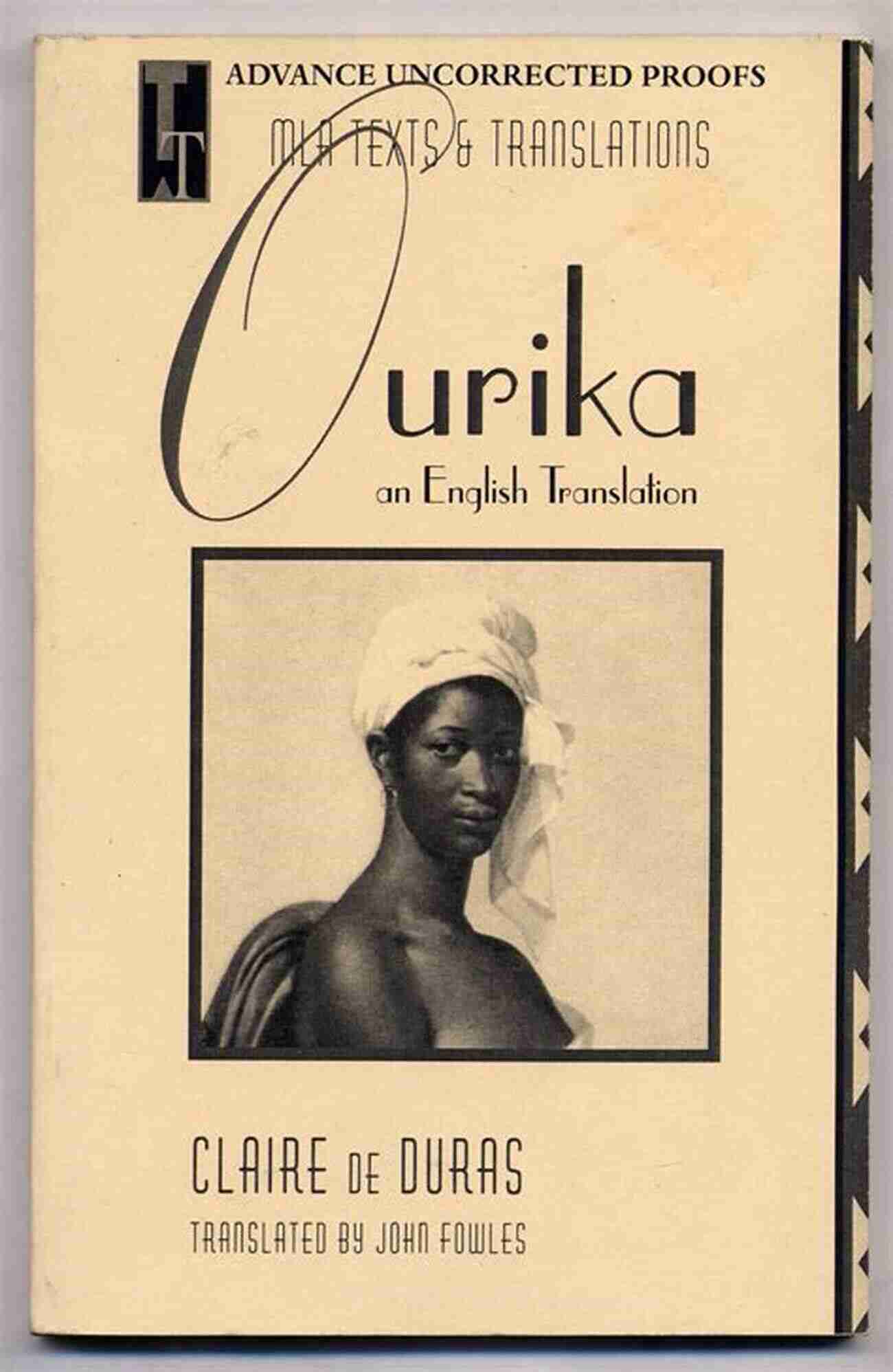 Ourika English Translation Ourika: An English Translation (Texts And Translations 3)