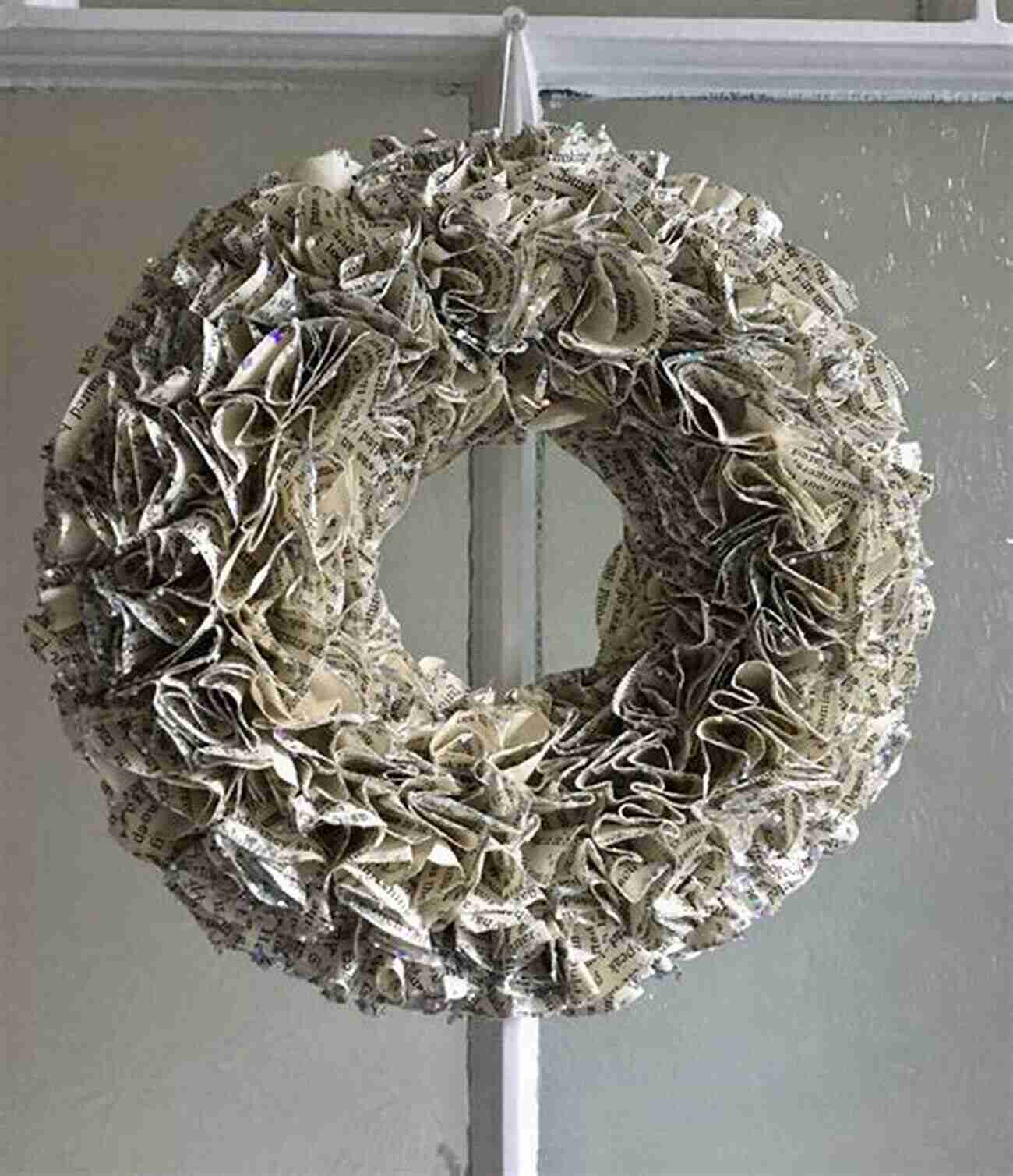 Recycled Book Page Wreath Mollie Makes: 23 Unique Craft Projects To Make This Year