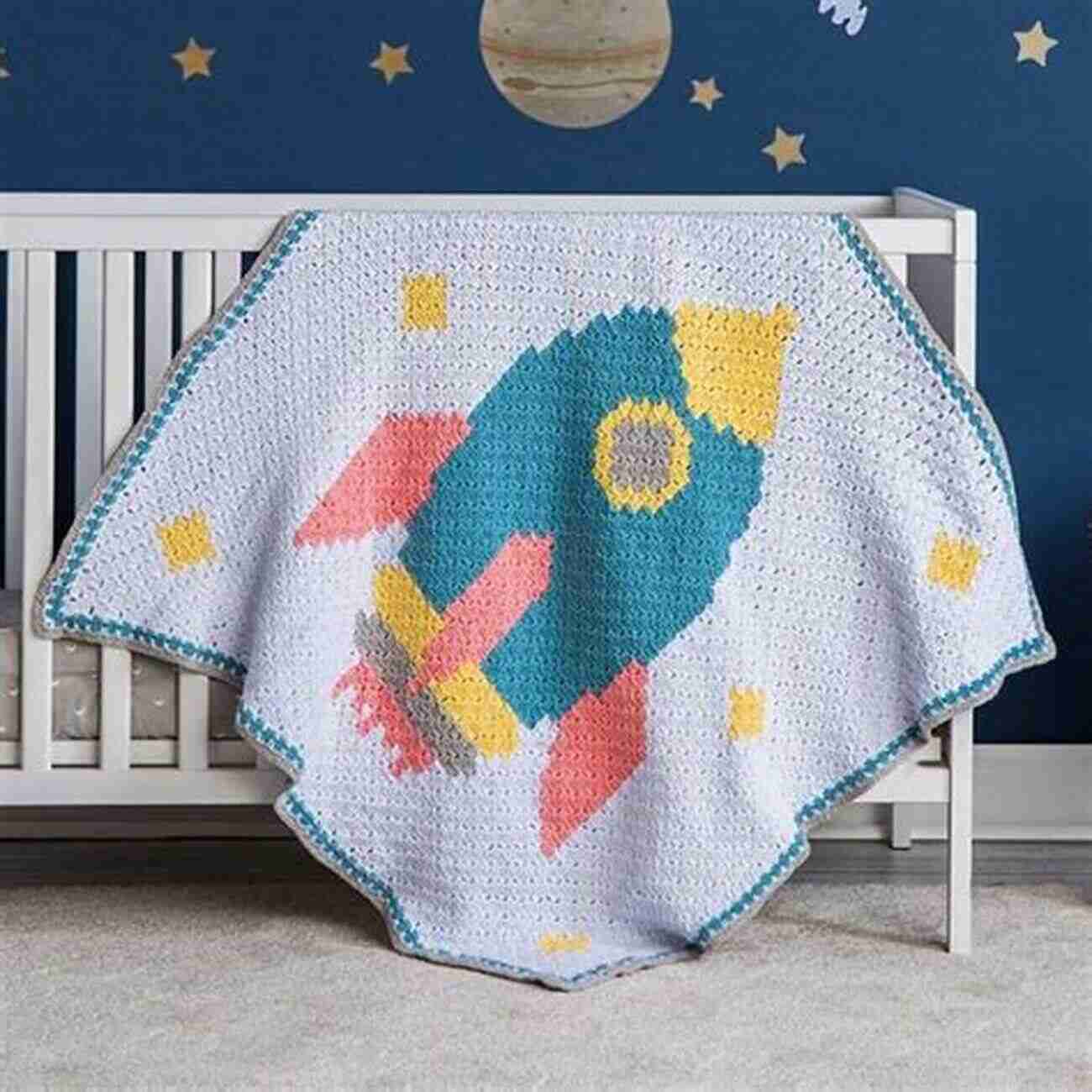 Rocket Ship Blanket Knitting Pattern Mini Knitted Cosmos: Over 40 Woolly Aliens Rockets Planets And Other Astro Knits