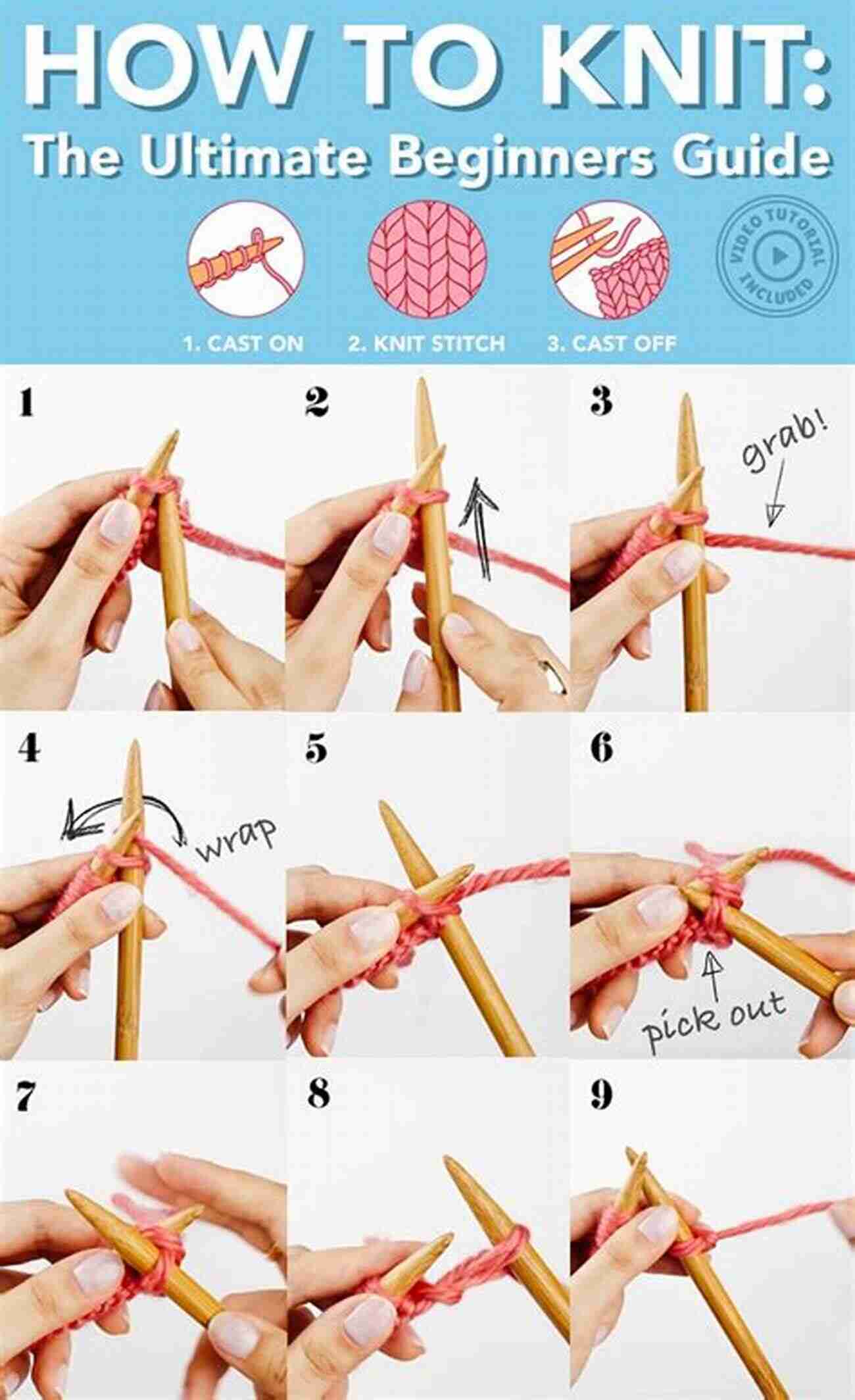 Step 1: Casting On Puppy Crochet Ideas: Knitting Wool Dog Tutorial Step By Step For Beginners