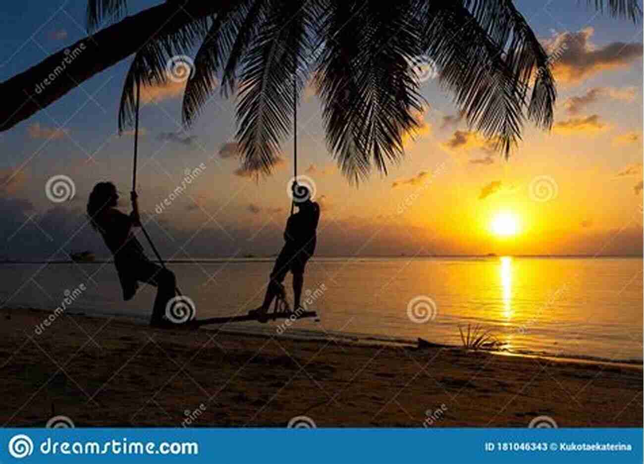 Sunset Over The Ocean With Palm Trees And A Silhouetted Figure Walking 00:12:04 Friday July 29 2005 09:50:38 AM By Troy Anthony Platt