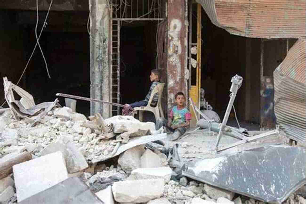 Syrian Children Playing Amidst Destroyed Buildings In Aleppo No Turning Back: Life Loss And Hope In Wartime Syria