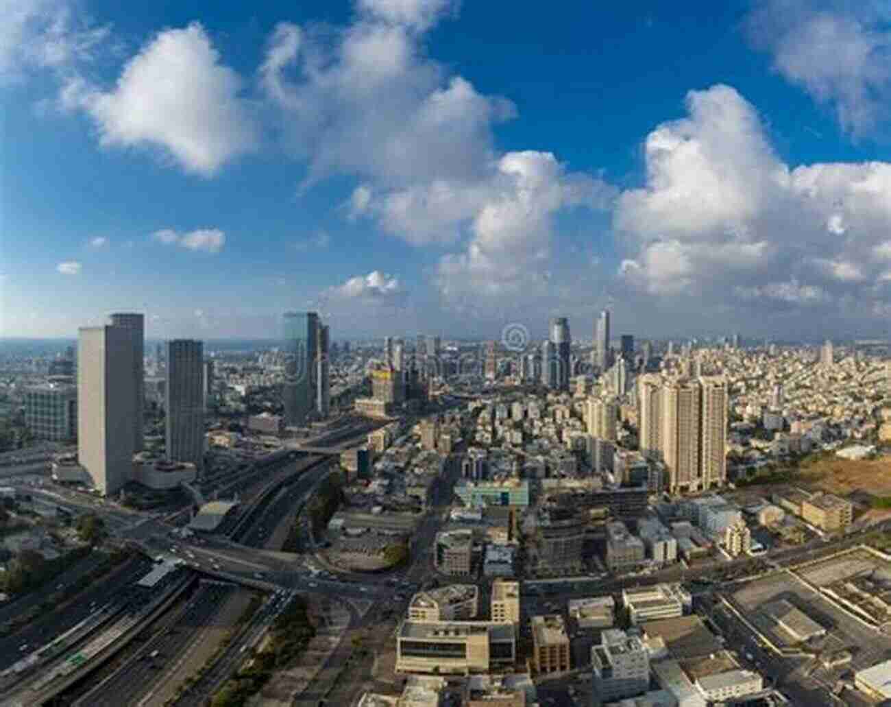 Tel Aviv Skyline At Sunset 12 Cities In Israel BODY CLOTHING Modern Hebrew Flashcards: Learn The Parts Of The Body Clothing Colors In Hebrew