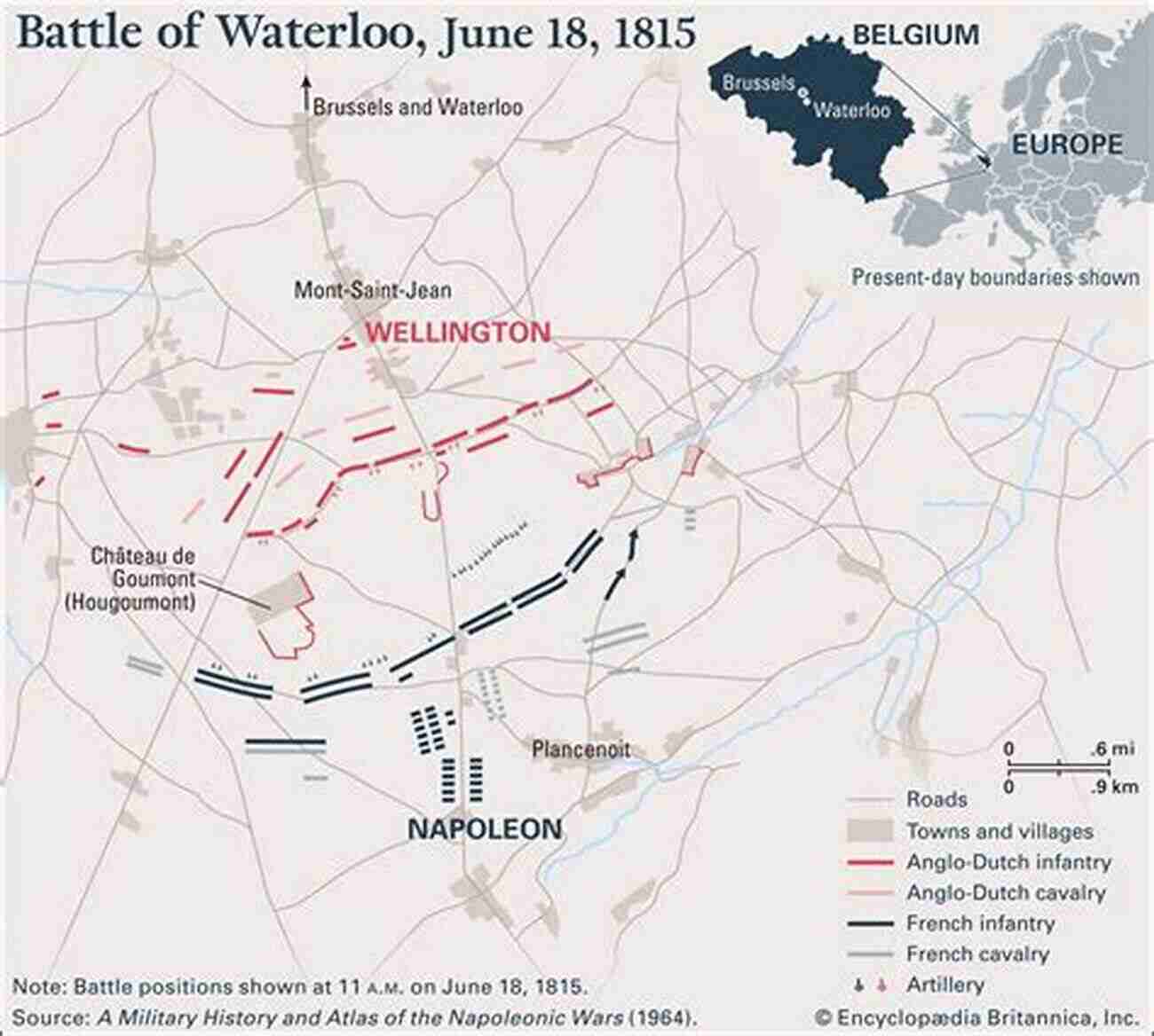 The Battle Of Waterloo Decline And Fall Of Napoleon