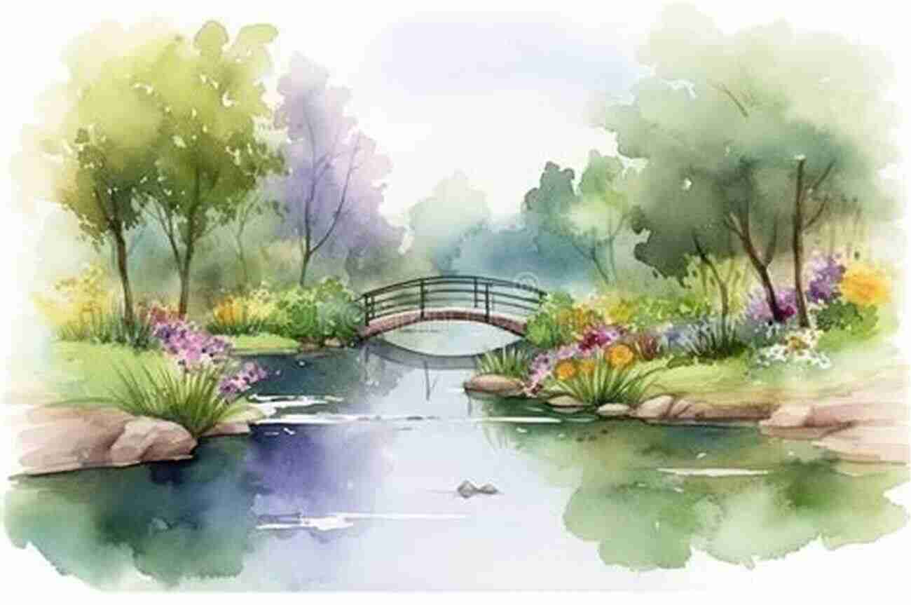 Vibrant Watercolor Garden Filled With Blooming Flowers And Lush Greenery Watercolor Garden William Tecumseh Sherman