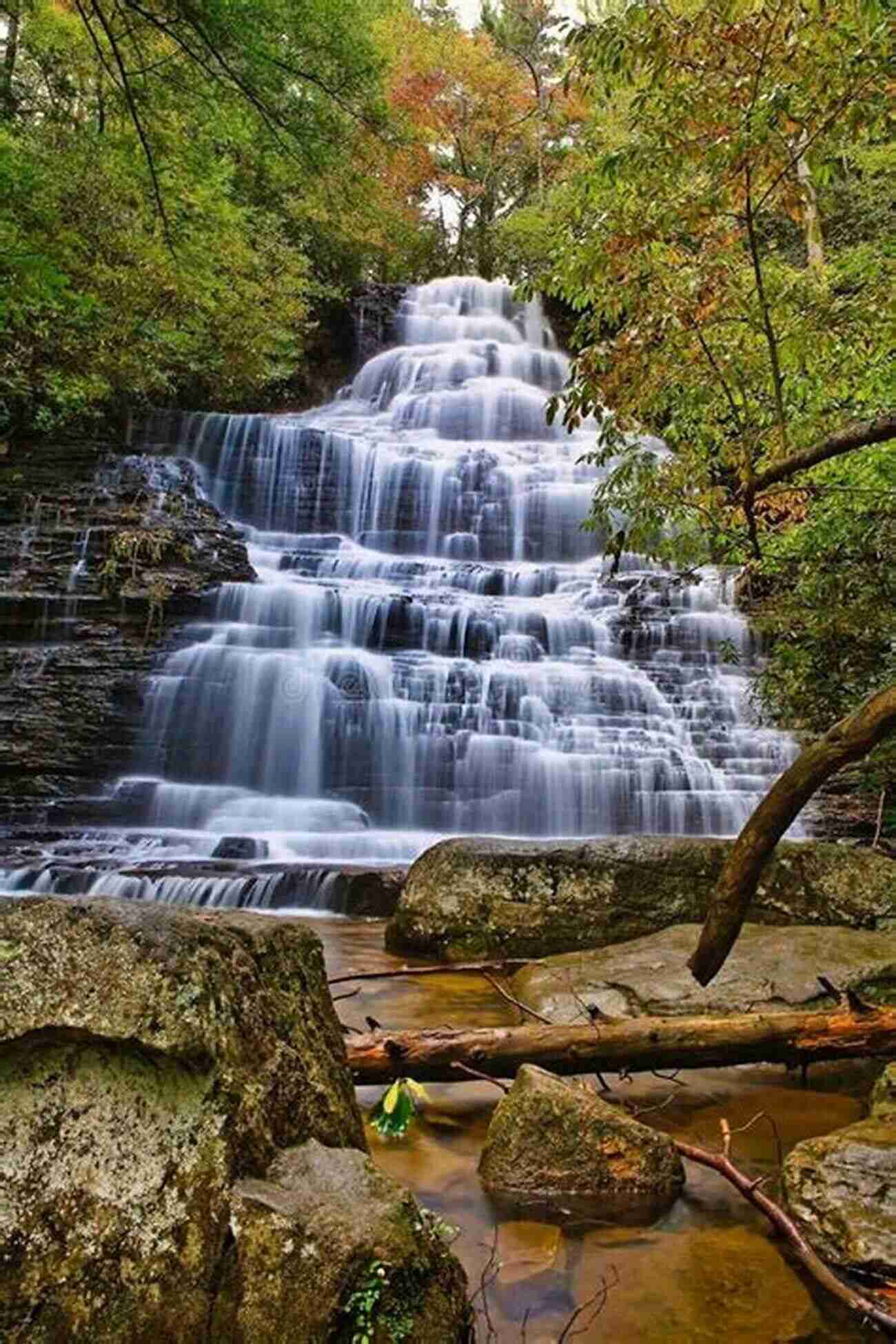 Waterfall Wonders A Cascading Waterfall Surrounded By Lush Green Foliage Five Star Trails: Orlando: Your Guide To The Area S Most Beautiful Hikes