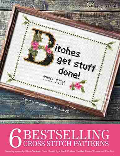 6 Cross Stitch Patterns Volume 1: Featuring Quotes By Gloria Steinem Coco Chanel Ayn Rand Chelsea Handler Emma Watson And Tina Fey (What She Said Stitches Cross Stitch Patterns)