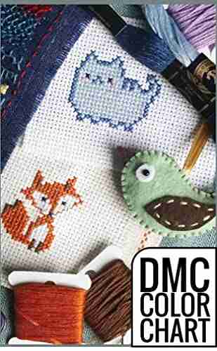 DMC COLOR CHART: Full Embroidery Color Chart DMC Named And Numbered